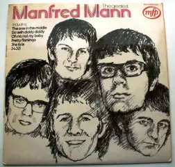 MANFRED MANN GREATEST HITS 1st Press UK LP 1964