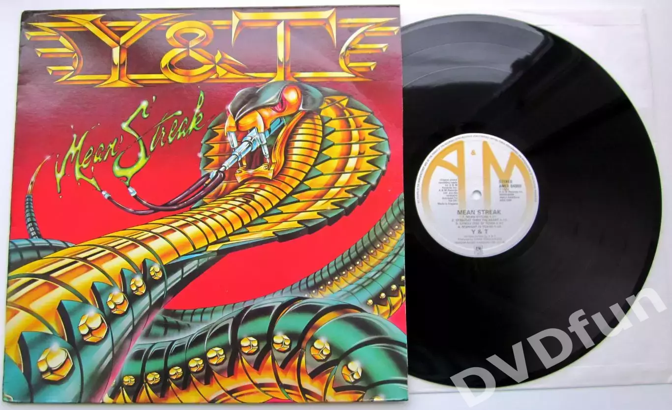 Y & T MEAN STREAK 1st UK LP A&M 1983