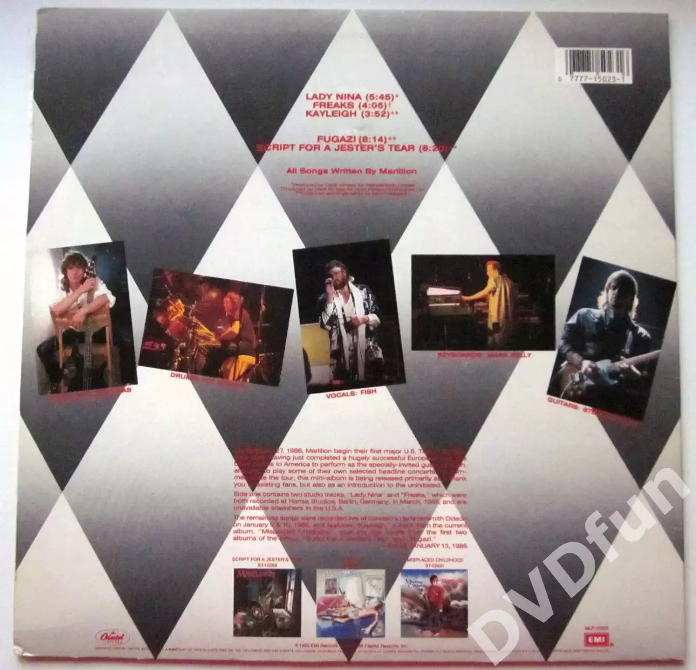 MARILLION-BRIEF ENCOUNTER Original US LP1986 2