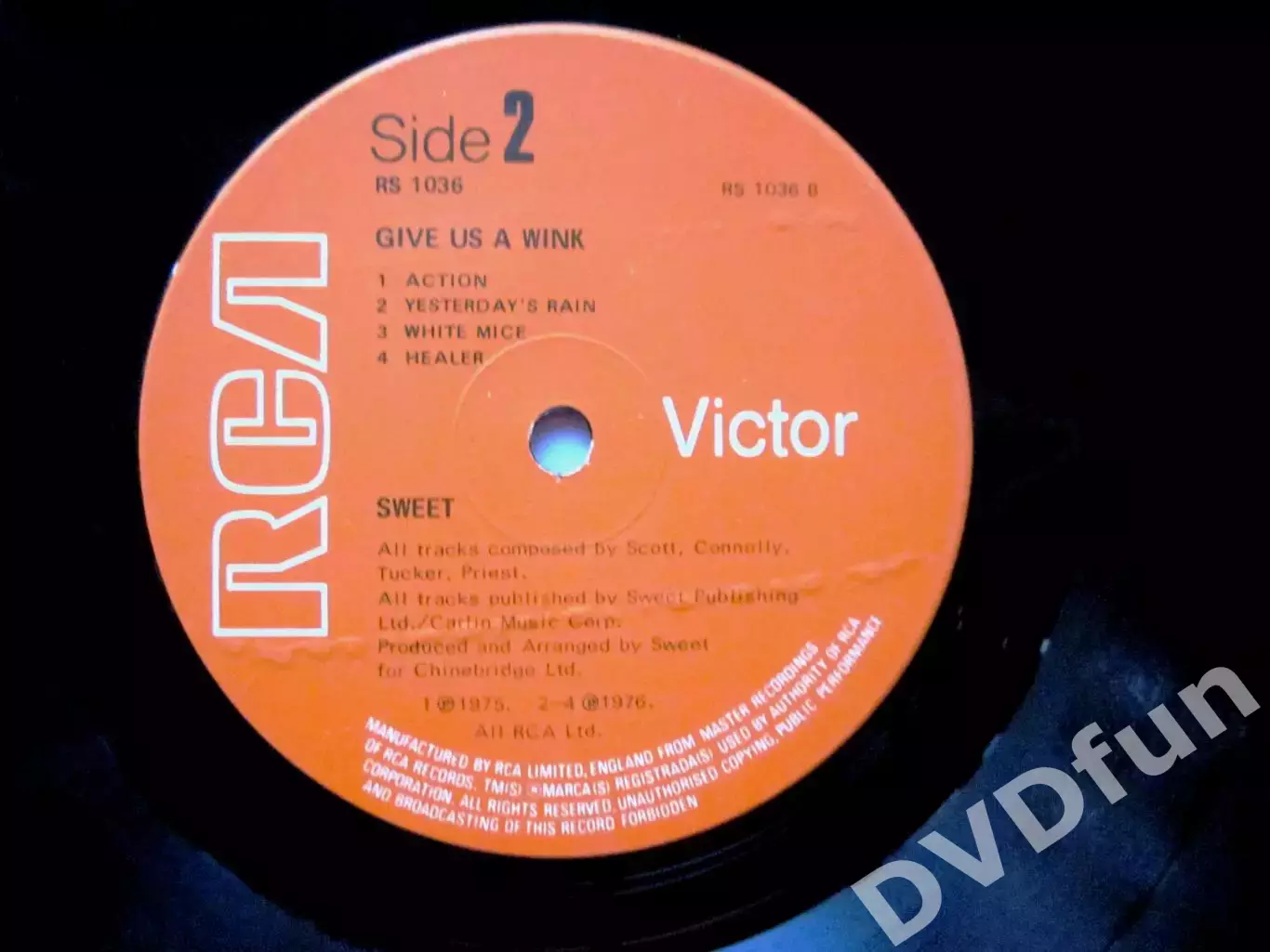 SWEET GIVE US A WINK 1st Press UK LP RCA 1976 MINT 5