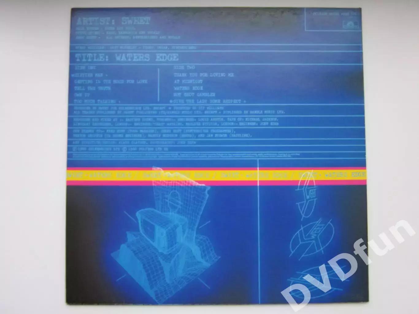 SWEET- WATERS EDGE 1st Press UK LP POLYDOR 1980 MINT/MINT MEGARARE 2
