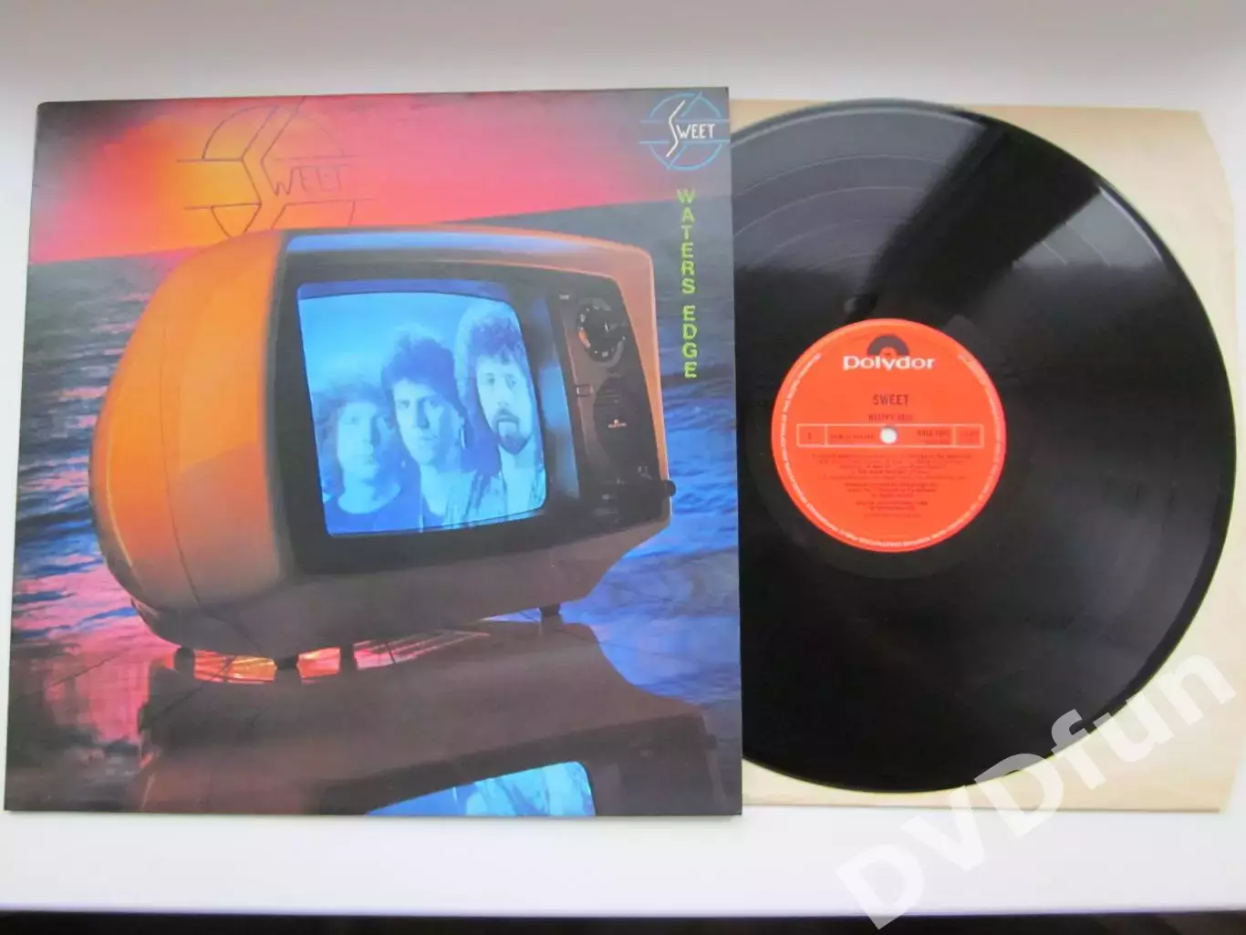 SWEET- WATERS EDGE 1st Press UK LP POLYDOR 1980 MINT/MINT MEGARARE