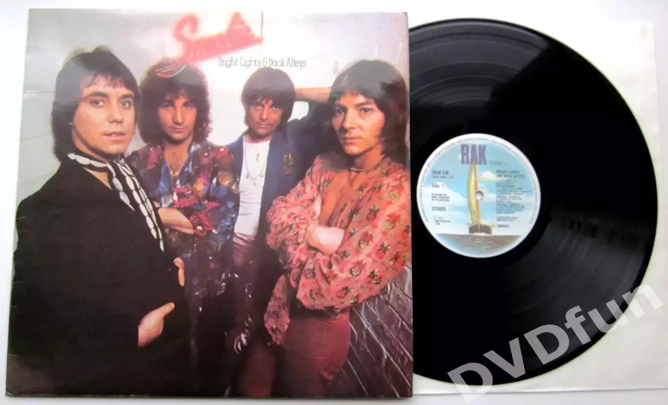 SMOKIE-BRIGHT LIGHTS & BACK ALLEYS 1st Press UK LP 1977