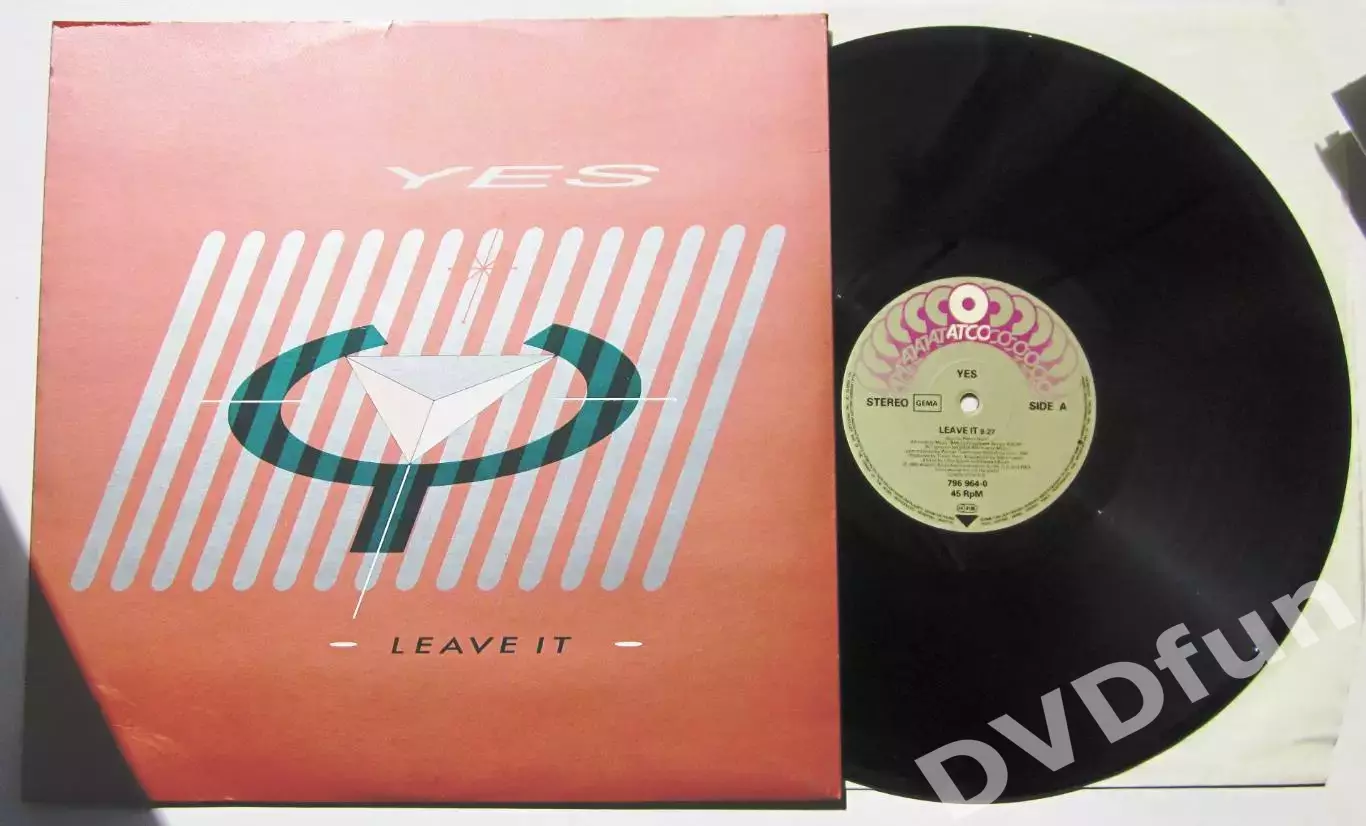 YES-LEAVE IT MAXI-SINGLE 12 EP45 RpM ATCO 1983-1984