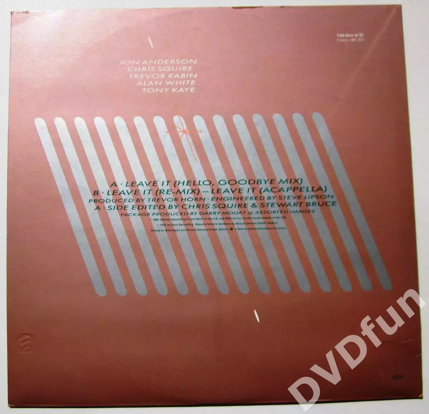 YES-LEAVE IT MAXI-SINGLE 12 EP45 RpM ATCO 1983-1984 2