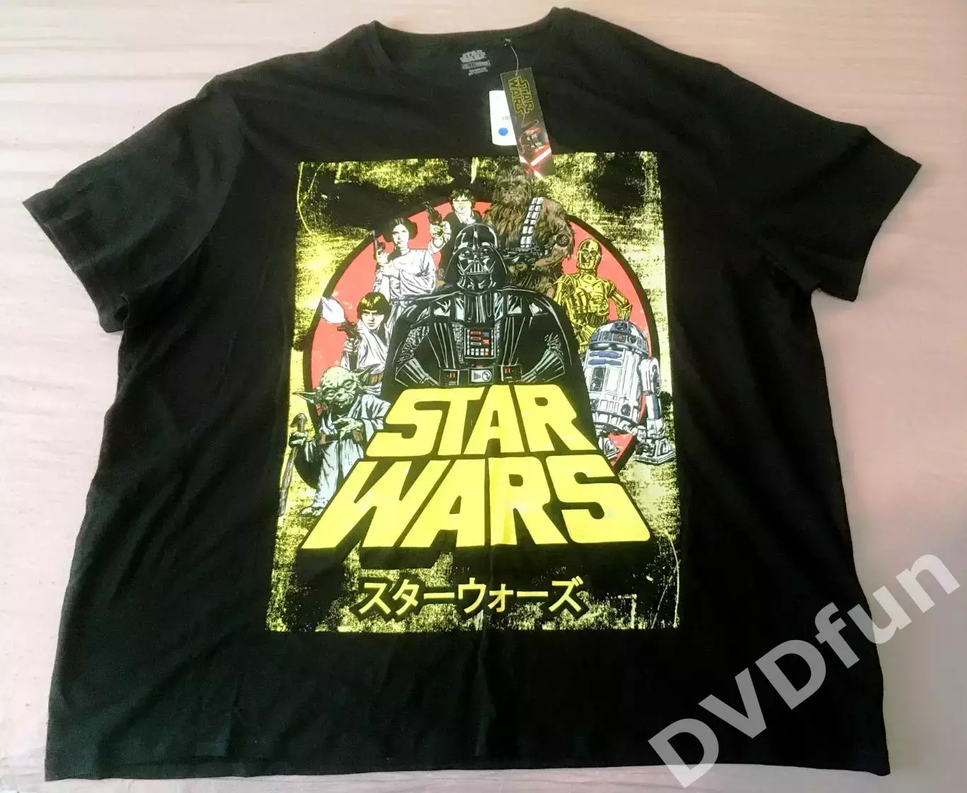 ФИРМЕННАЯ ФУТБОЛКА STAR WARS 100% COTTON MADE IN GERMANY 5XL НОВАЯ ОТ DISNEY
