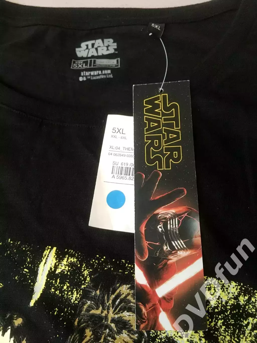 ФИРМЕННАЯ ФУТБОЛКА STAR WARS 100% COTTON MADE IN GERMANY 5XL НОВАЯ ОТ DISNEY 2