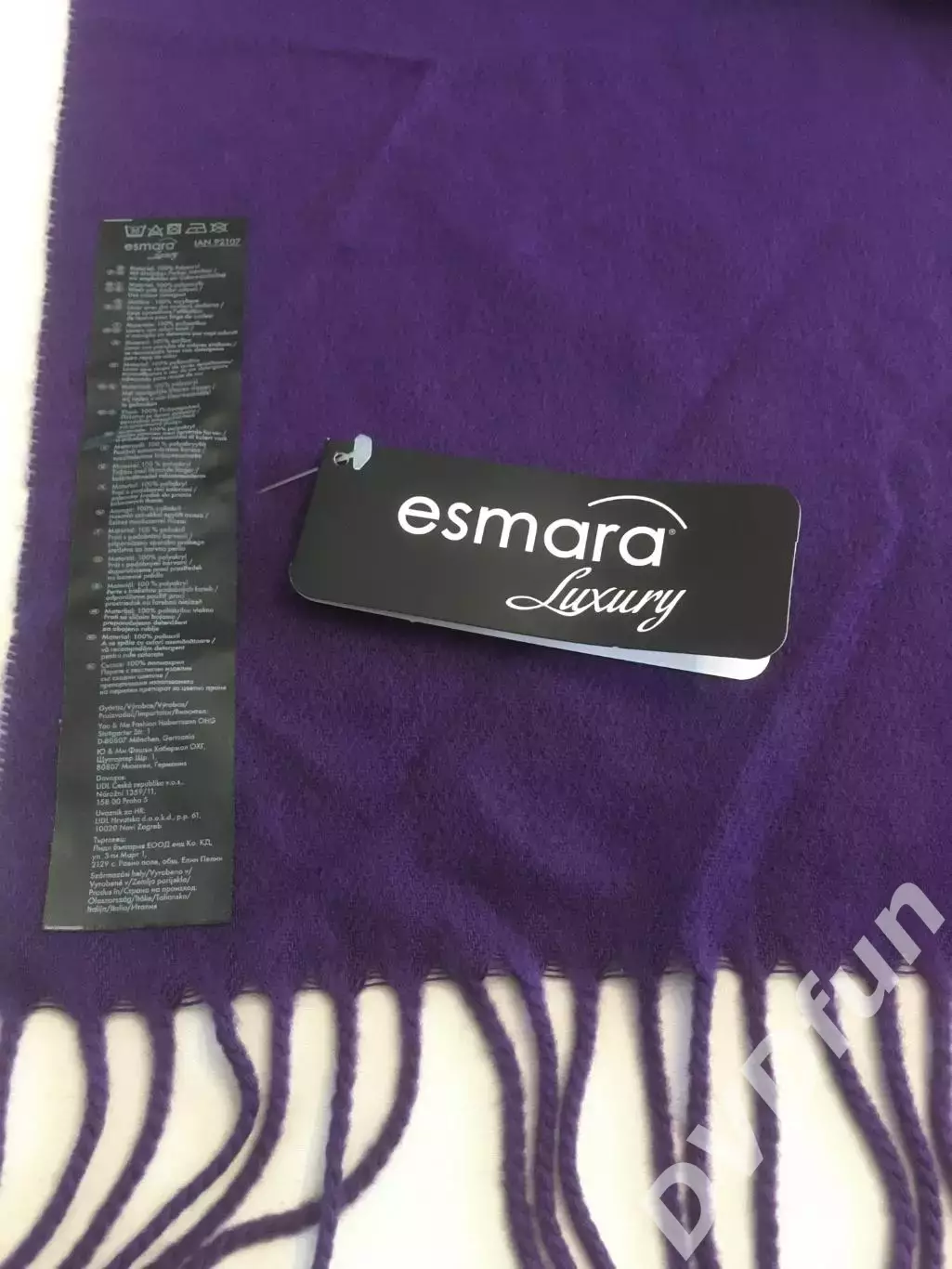 ШАРФ ЖЕНСКИЙ Esmara Luxury Новый c этикеткой