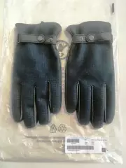 ПЕРЧАТКИ МУЖСКИЕ КОЖА 100% +ТКАНЬ НОВЫЕ