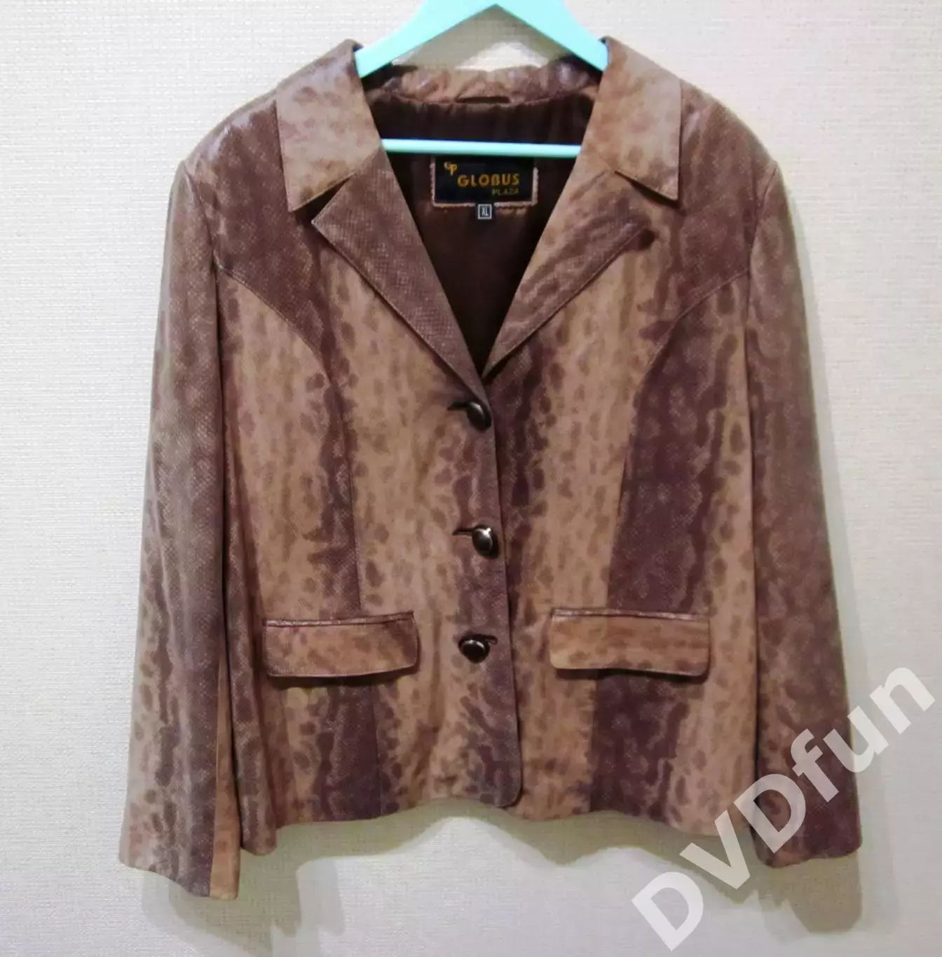 КОЖАНЫЙ ПИДЖАК GLOBUS PLAZA 100% Leather (НАТУРАЛЬНАЯ КОЖА) НА ПОДКЛАДКЕ НОВЫЙ 6
