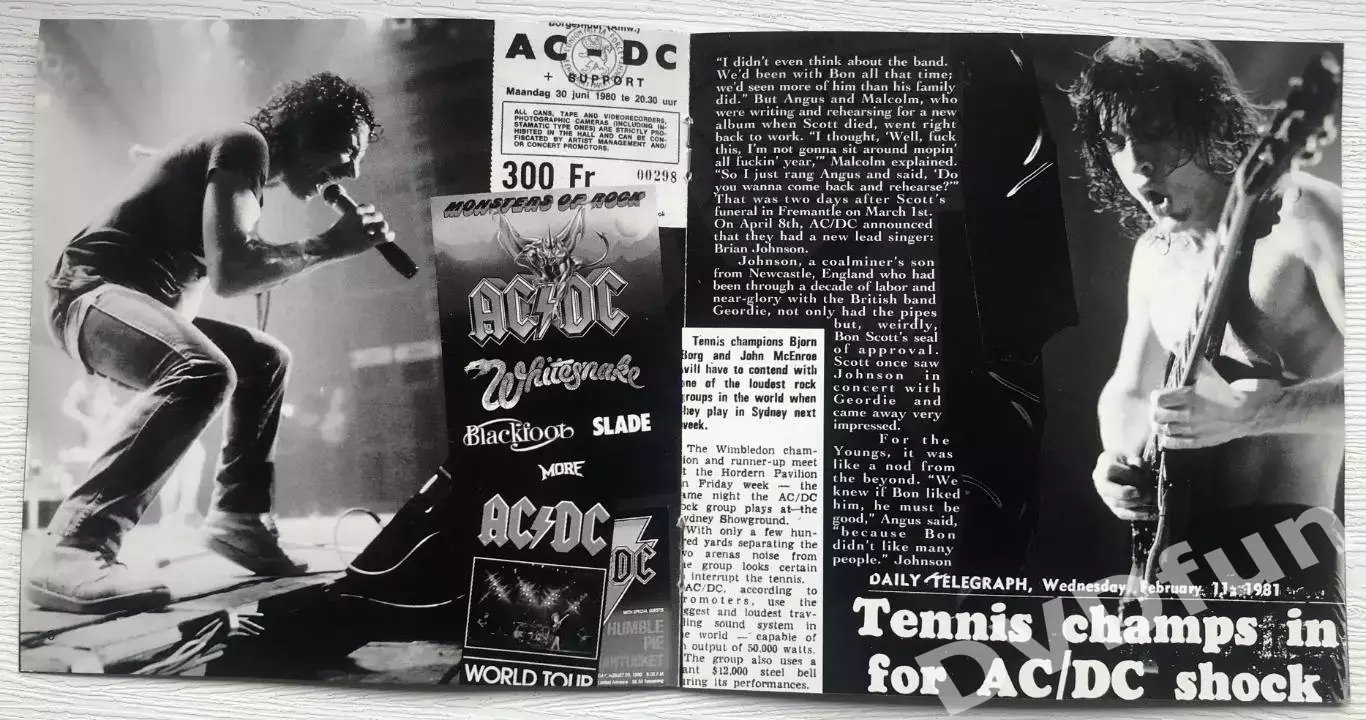 AC/DC BACK IN BLACK DualDisc CD-DVD 2.0 PCM STEREO RARE! 6