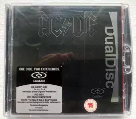 AC/DC BACK IN BLACK DualDisc CD-DVD 2.0 PCM STEREO RARE!