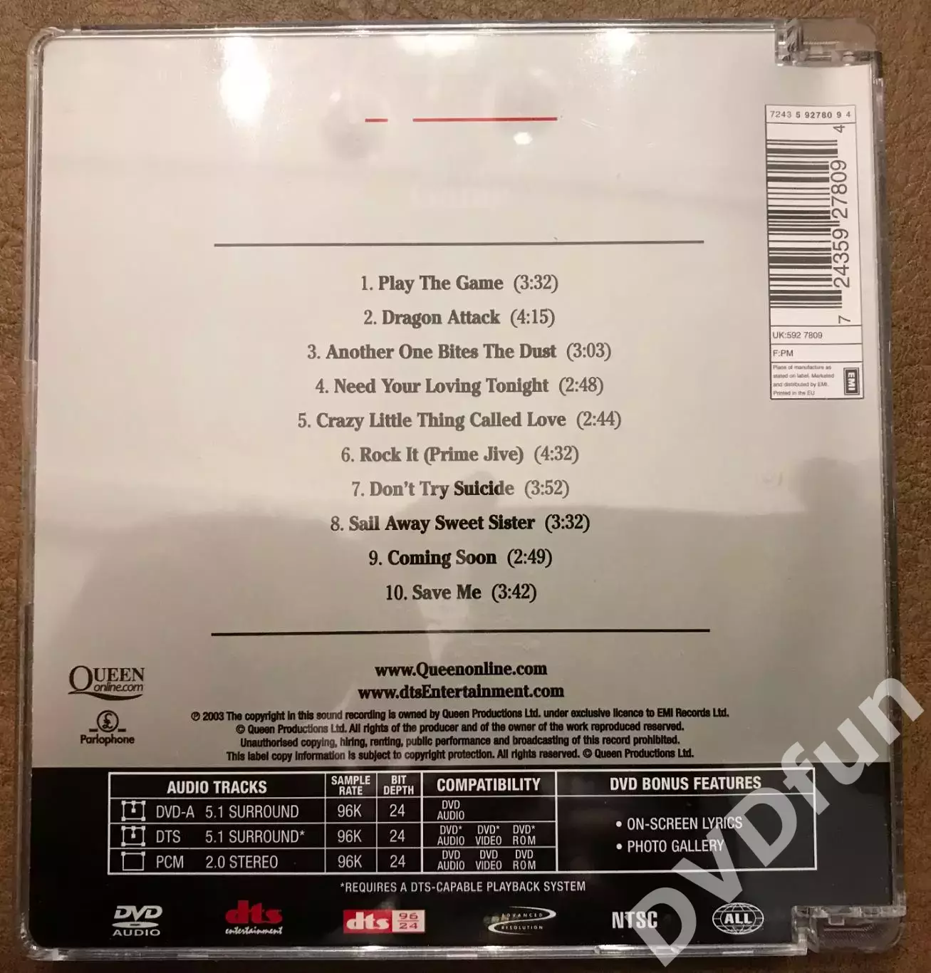 QUEEN-THE GAME DVD-AUDIO 2003 1