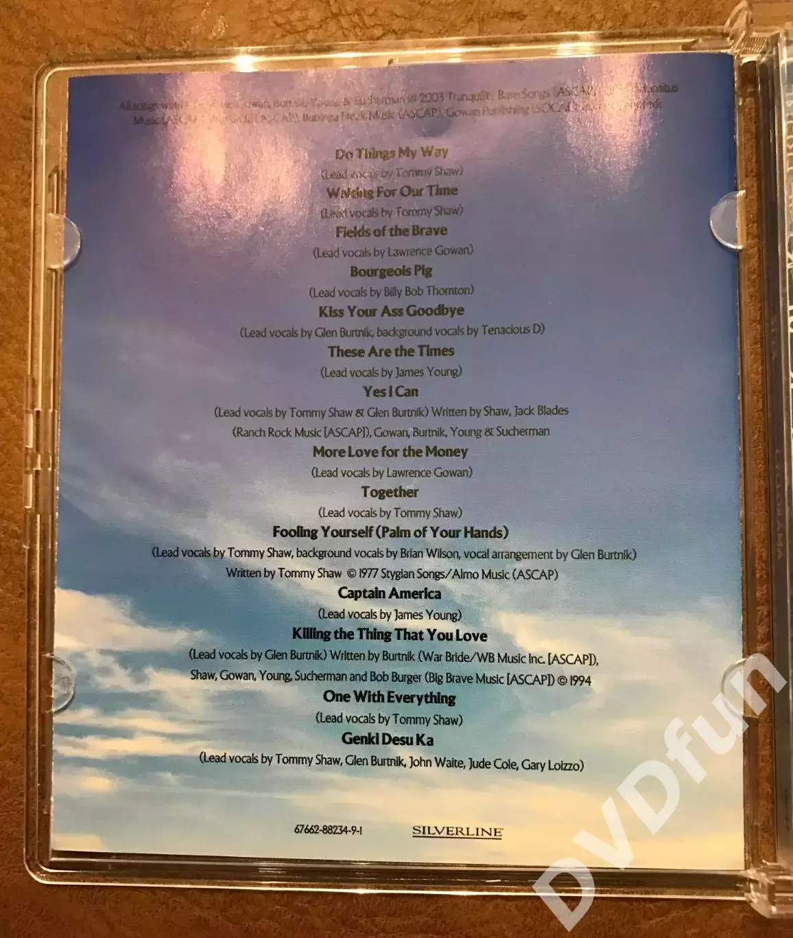 STYX-CYCLORAMA DVD-AUDIO Sanctuary Records Group 2003 USA RARE 4