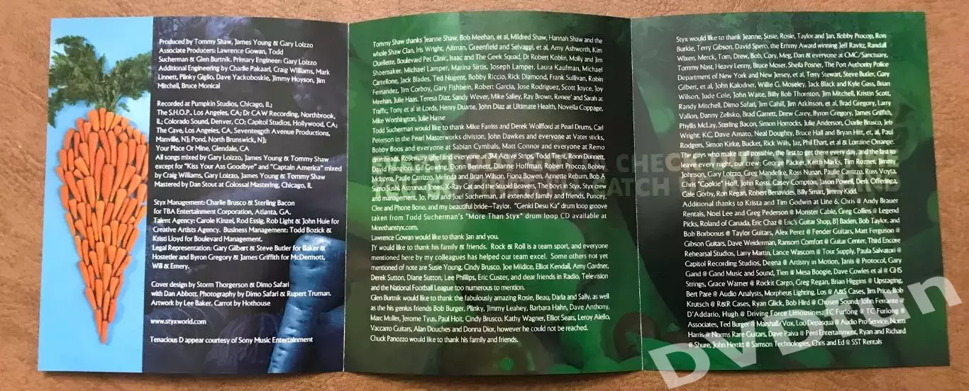 STYX-CYCLORAMA DVD-AUDIO Sanctuary Records Group 2003 USA RARE 5