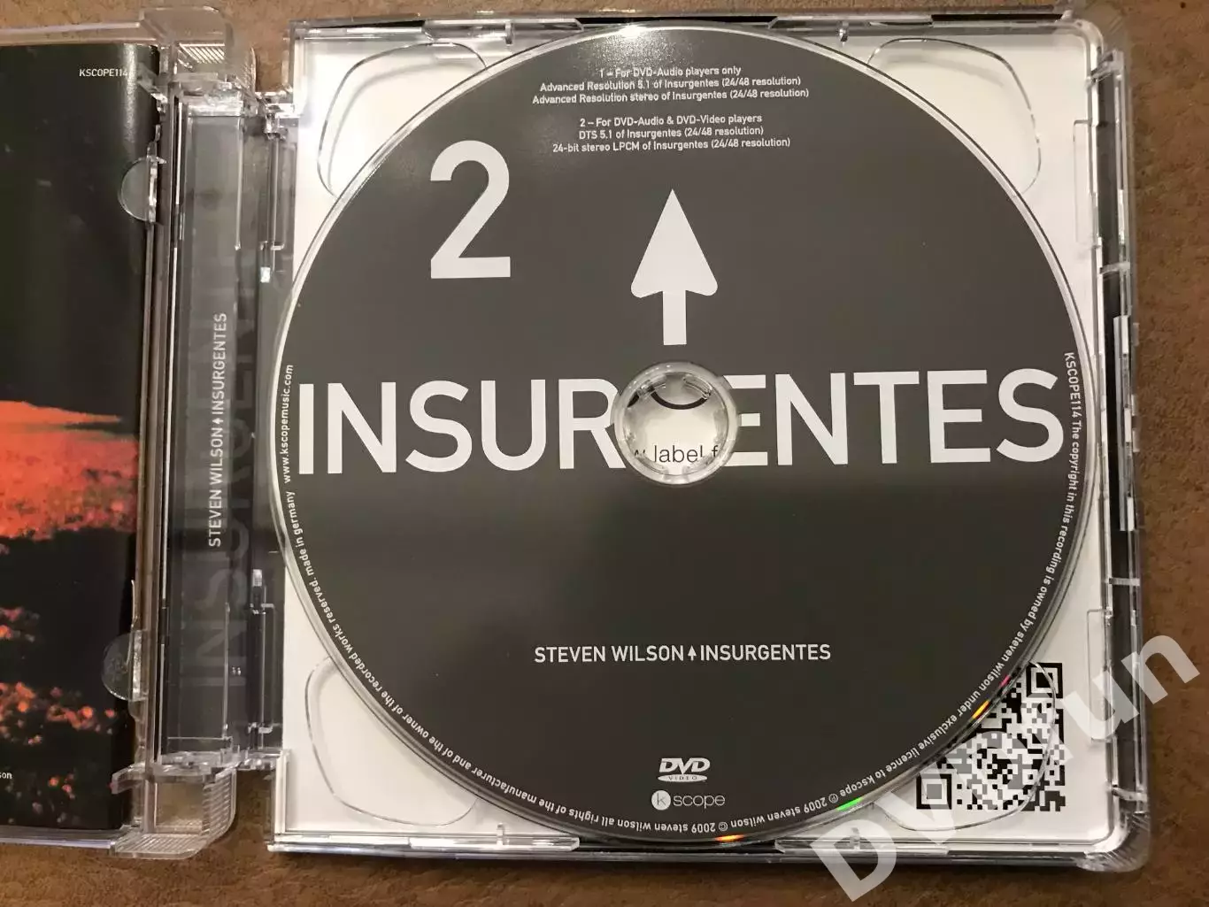 STEVEN WILSON-INSURGENTES DELUXE CD+DVD AUDIO Super Jewel Box 2009 NEW RARE 2