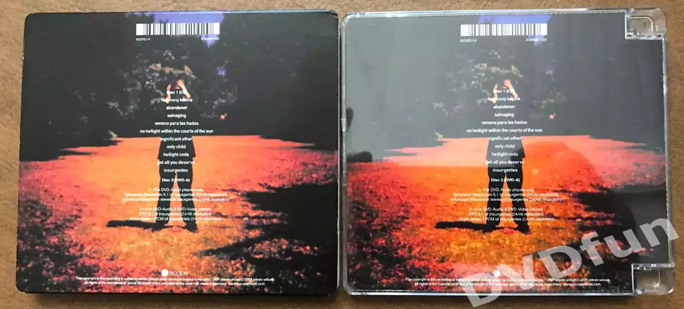 STEVEN WILSON-INSURGENTES DELUXE CD+DVD AUDIO Super Jewel Box 2009 NEW RARE 5