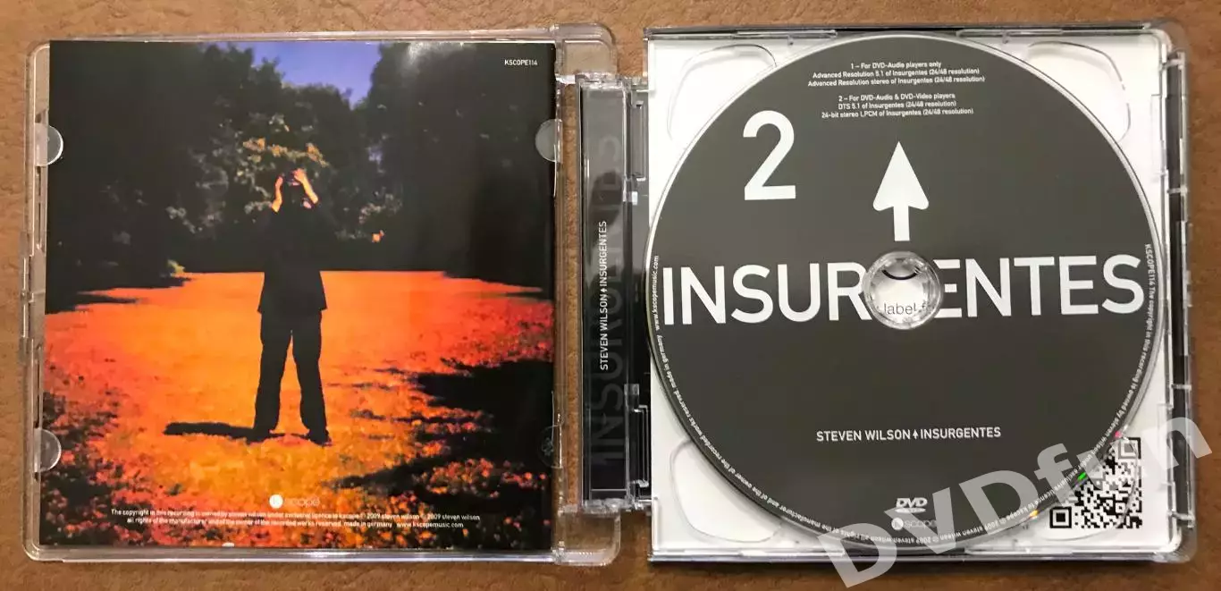 STEVEN WILSON-INSURGENTES DELUXE CD+DVD AUDIO Super Jewel Box 2009 NEW RARE 6