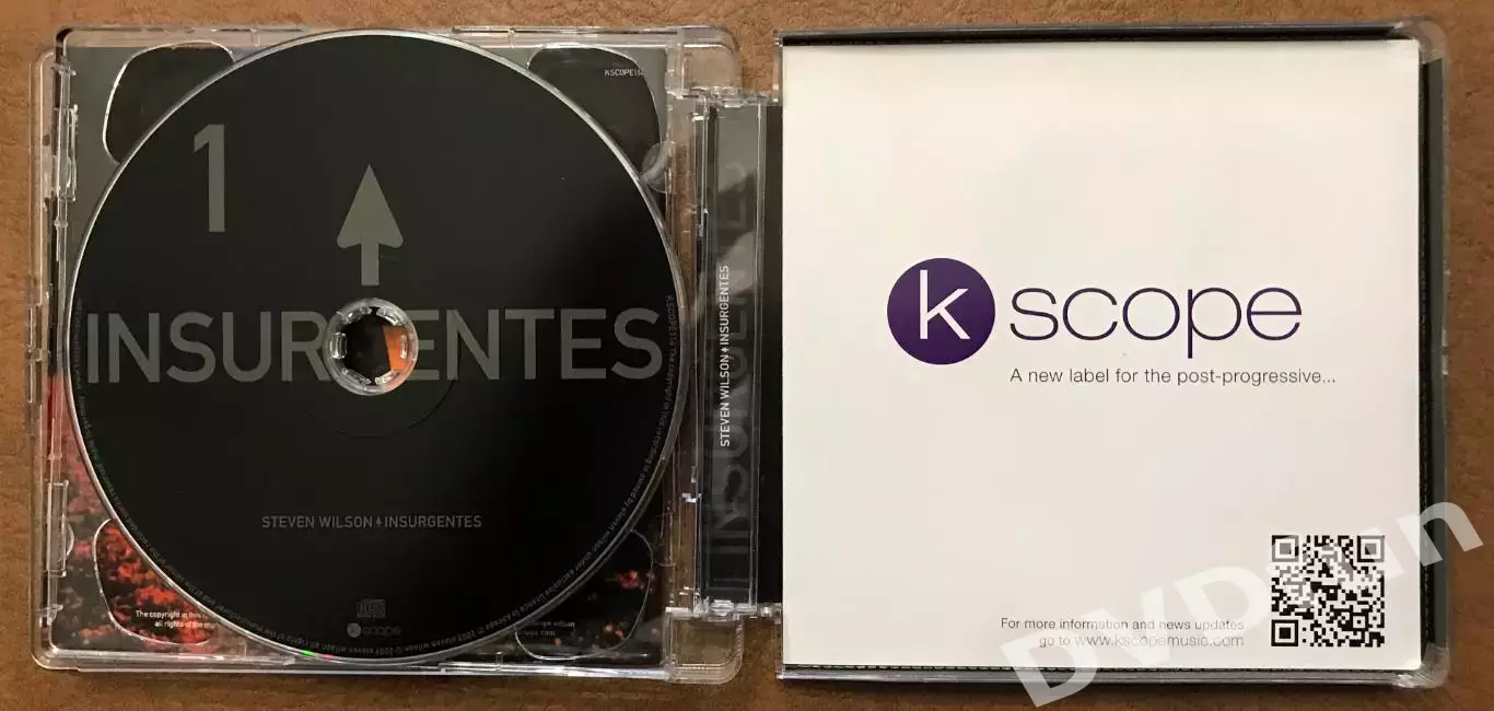 STEVEN WILSON-INSURGENTES DELUXE CD+DVD AUDIO Super Jewel Box 2009 NEW RARE 7