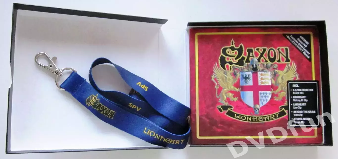 SAXON-LEON HEART CD+DVD-AUDIO BOX SET 2006 NEW RARE Limited Edition