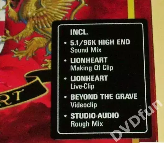 SAXON-LEON HEART CD+DVD-AUDIO BOX SET 2006 NEW RARE Limited Edition 2