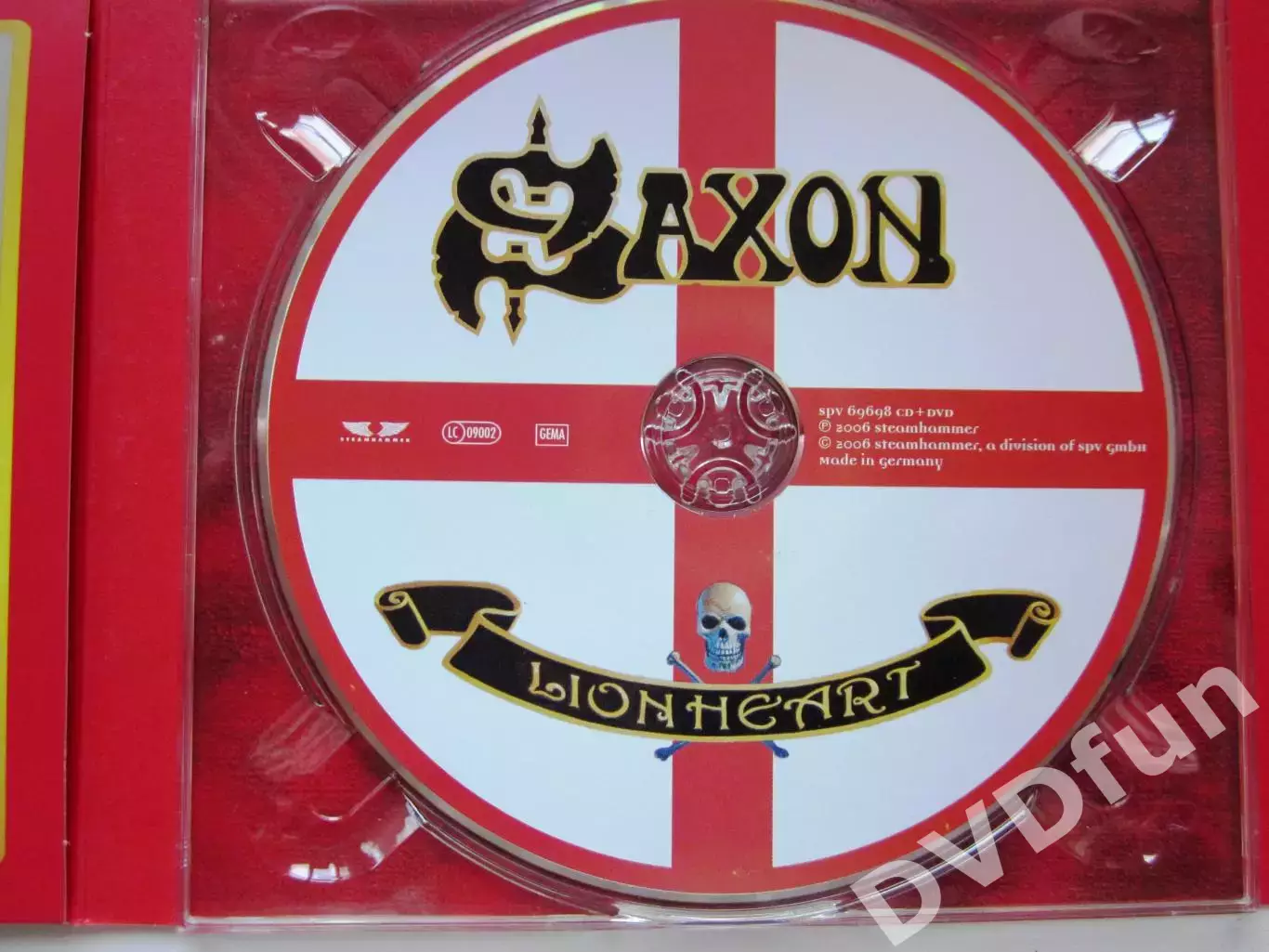 SAXON-LEON HEART CD+DVD-AUDIO BOX SET 2006 NEW RARE Limited Edition 5