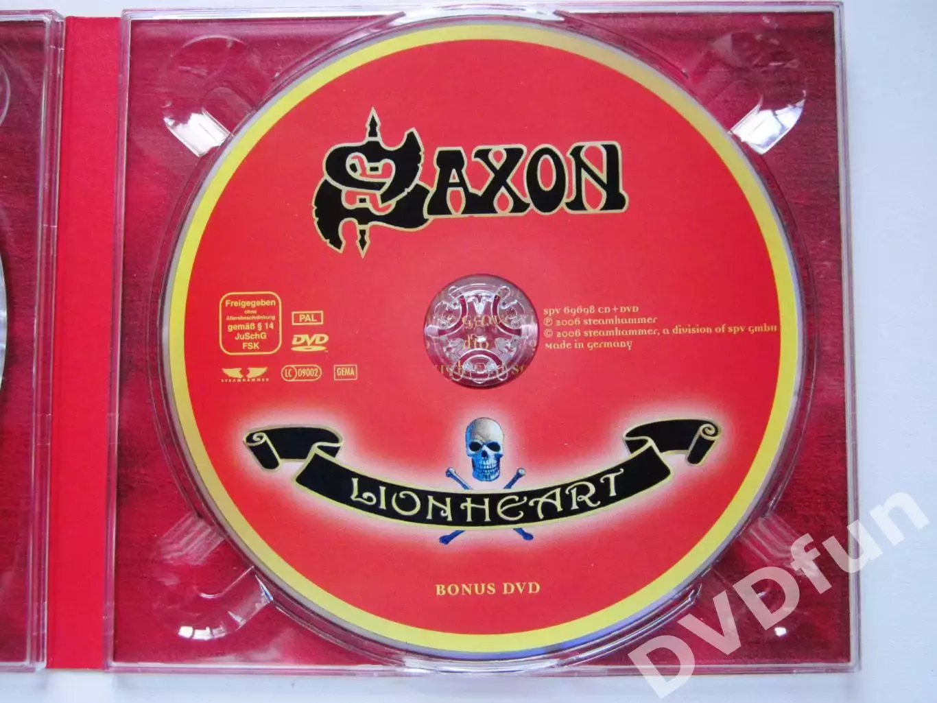 SAXON-LEON HEART CD+DVD-AUDIO BOX SET 2006 NEW RARE Limited Edition 6