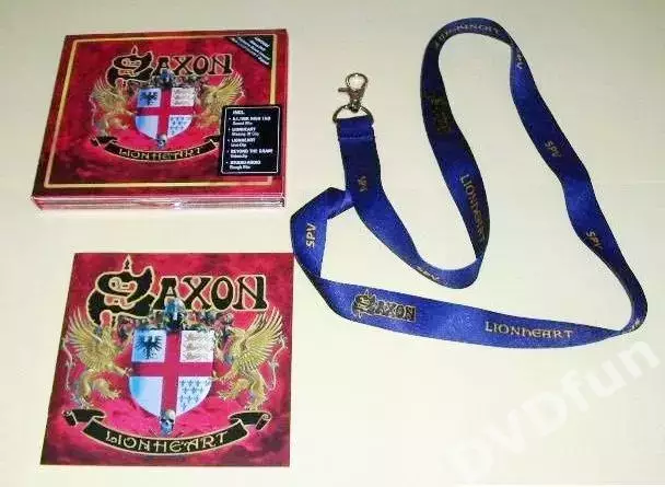 SAXON-LEON HEART CD+DVD-AUDIO BOX SET 2006 NEW RARE Limited Edition 4