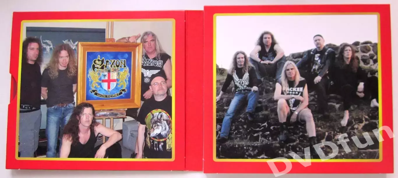 SAXON-LEON HEART CD+DVD-AUDIO BOX SET 2006 NEW RARE Limited Edition 3