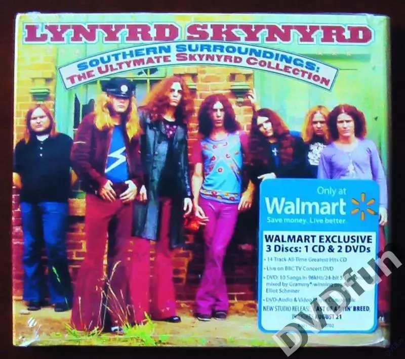 LYNYRD SKYNYRD-SOUTHERN SURROUNDINGS CD+DVD-VIDEO+DVD-AUDIO 3 DISC SET SEALED