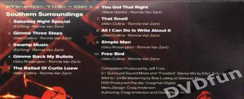 LYNYRD SKYNYRD-SOUTHERN SURROUNDINGS CD+DVD-VIDEO+DVD-AUDIO 3 DISC SET SEALED 3