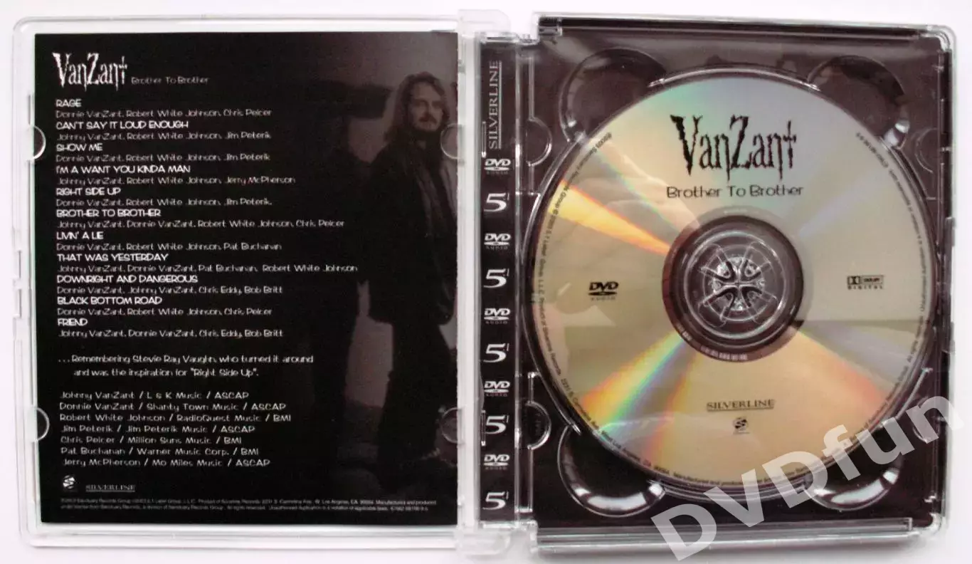 VAN ZANT-BROTHER TO BROTHER DVD-AUDIO 2003 MINT 4