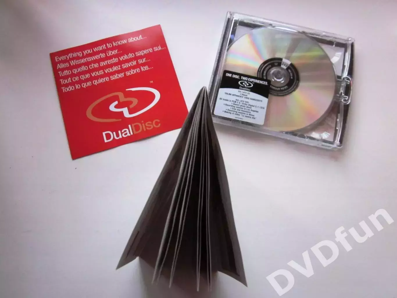 EROS RAMAZZOTTI -CALMA APPARENTE DUALDISC DVD-AUDIO 2005 RARE 5