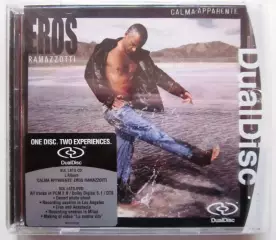 EROS RAMAZZOTTI -CALMA APPARENTE DUALDISC DVD-AUDIO 2005 RARE