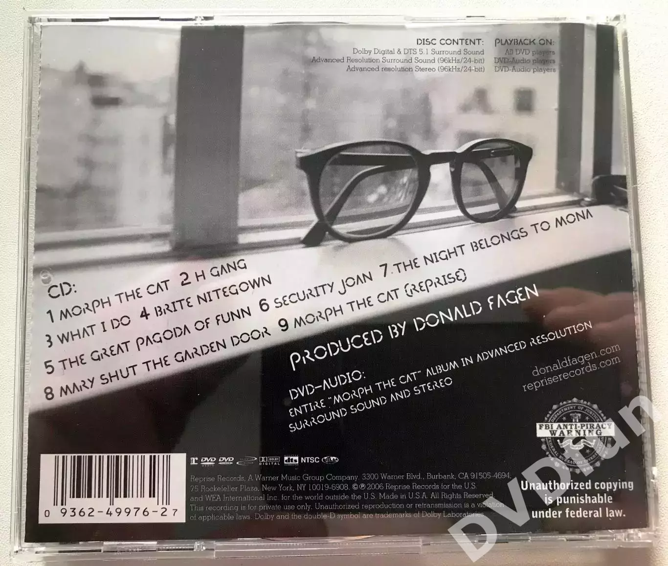 Donald Fagen - Morph The Cat CD+DVD-AUDIO SET Reprise 2006 NEW RARE Limited 1
