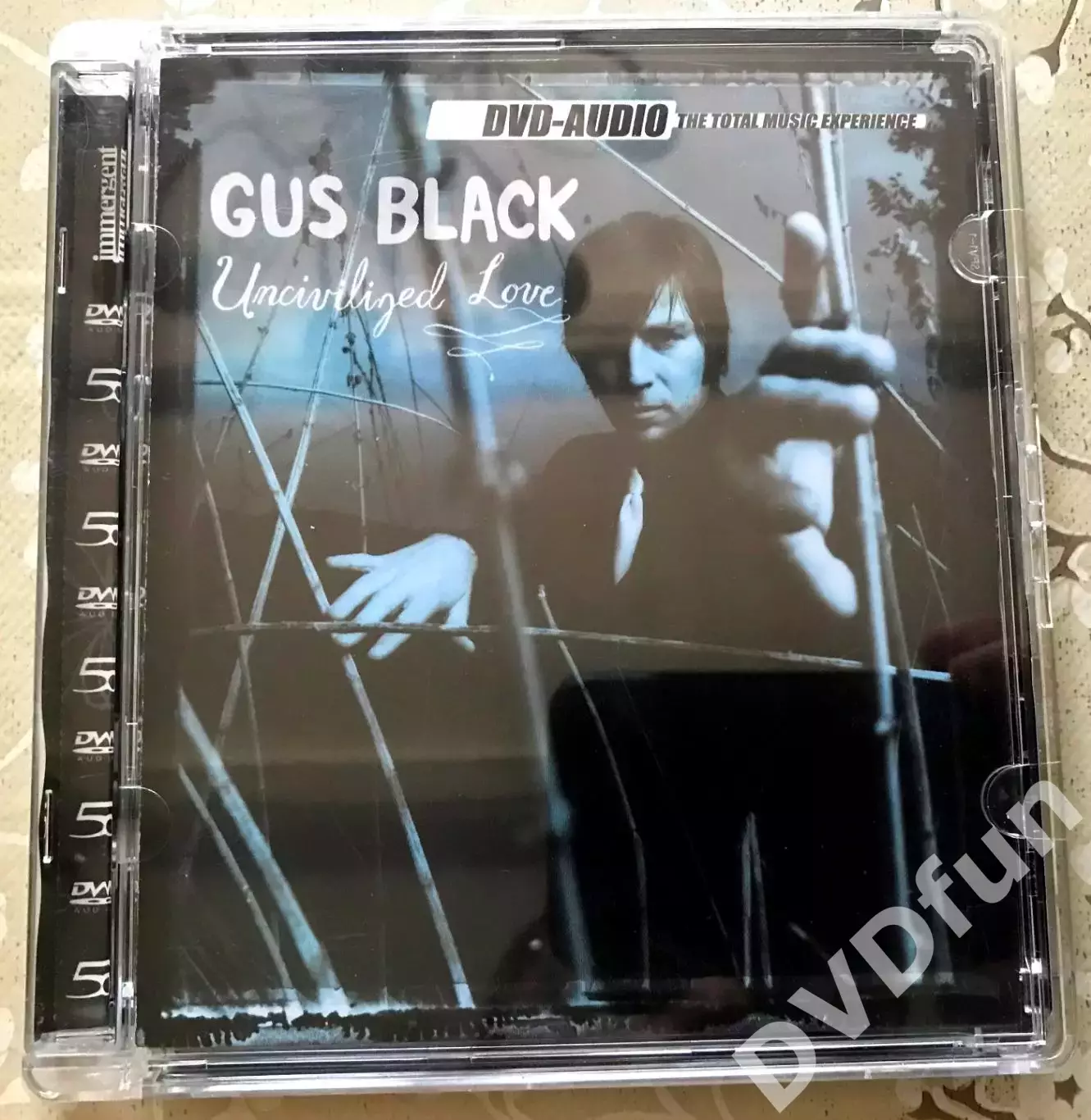 GUS BLACK- Uncivilized Love DVD-Audio 5.1 Surround Multichannel 2003 RARE