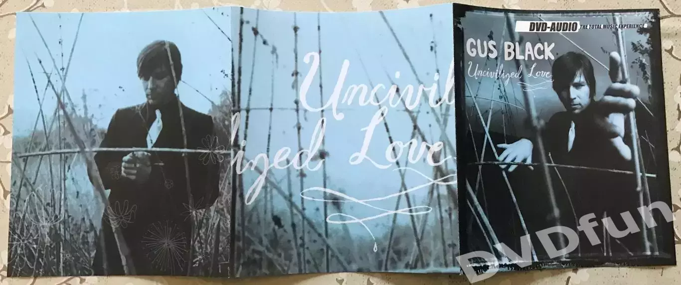 GUS BLACK- Uncivilized Love DVD-Audio 5.1 Surround Multichannel 2003 RARE 3