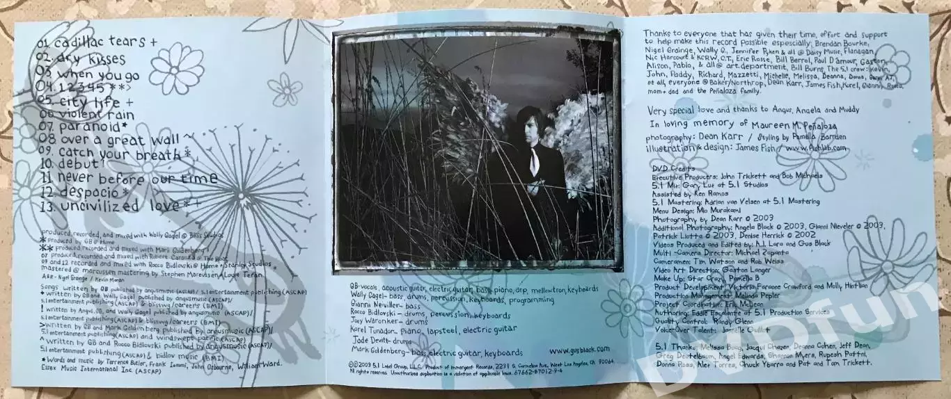 GUS BLACK- Uncivilized Love DVD-Audio 5.1 Surround Multichannel 2003 RARE 4