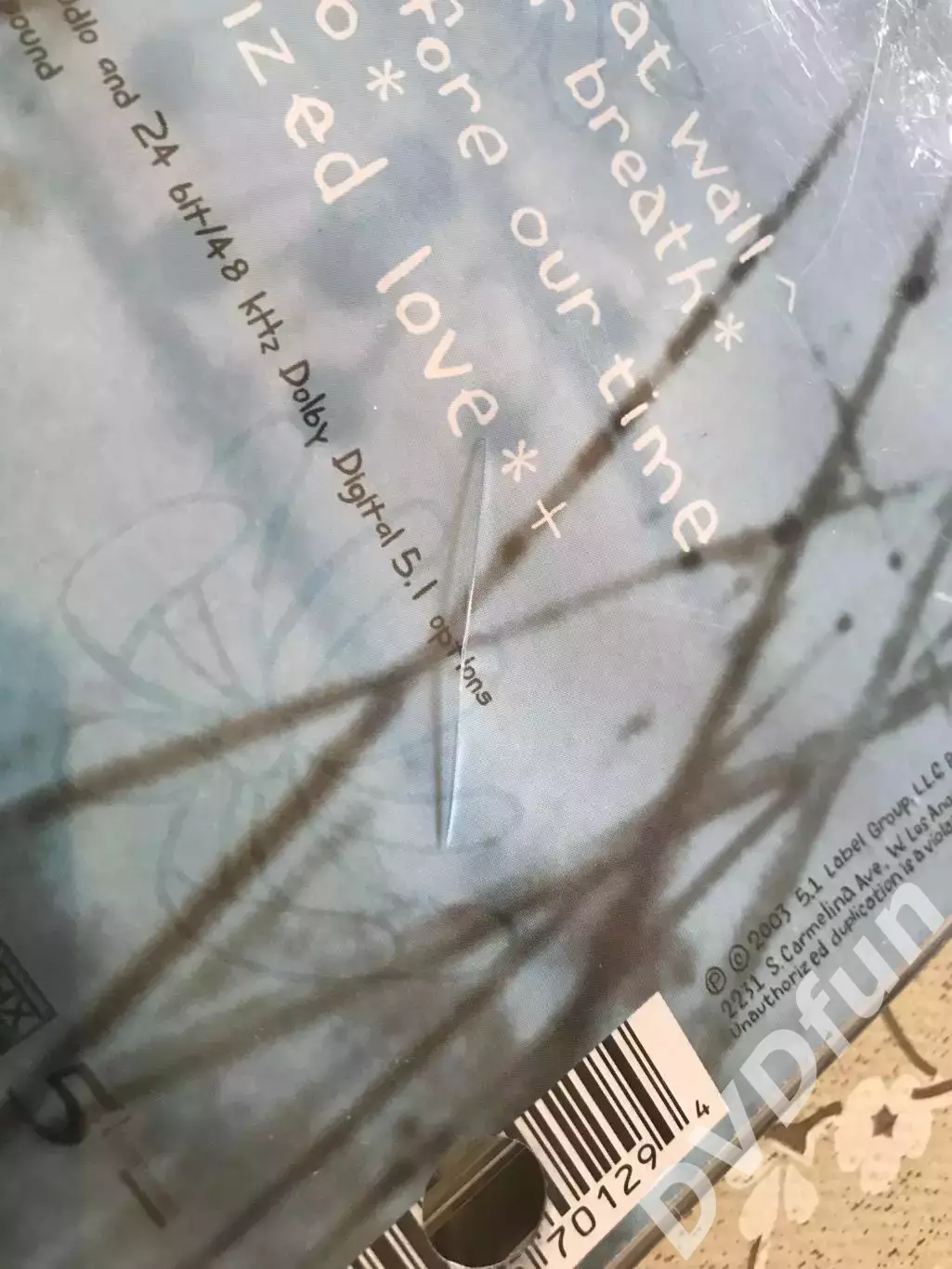 GUS BLACK- Uncivilized Love DVD-Audio 5.1 Surround Multichannel 2003 RARE 5