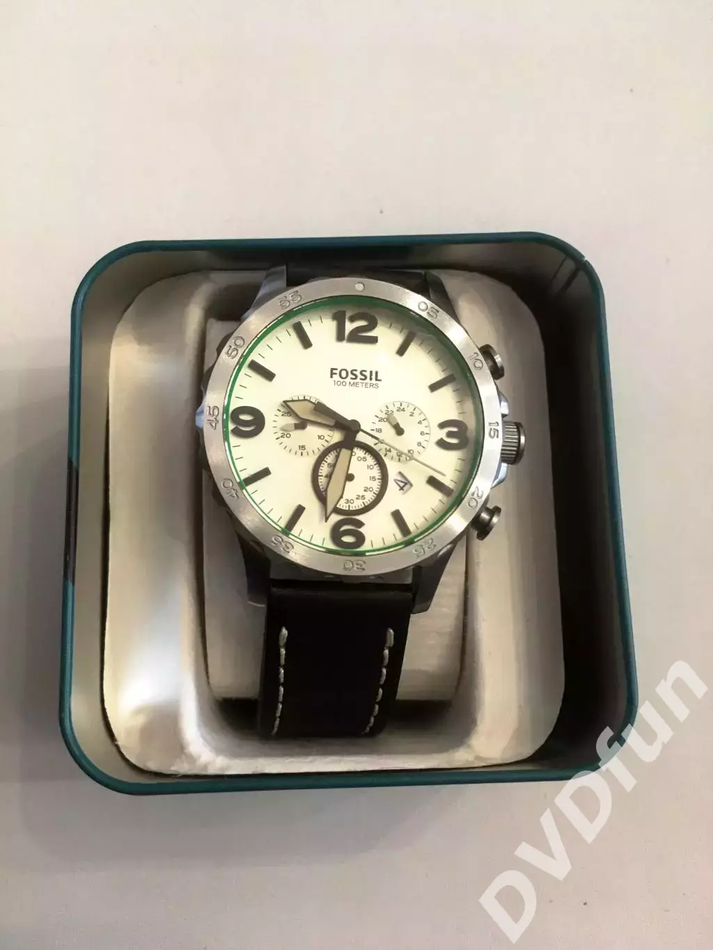 МУЖСКИЕ НАРУЧНЫЕ ЧАСЫ FOSSIL JR1496 С ХРОНОГРАФОМ ПОЛНЫЙ КОМПЛЕКТ ОРИГИНАЛ 6