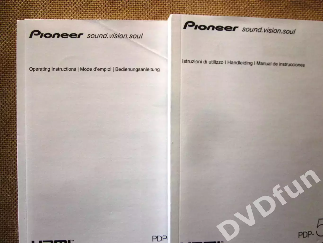 Руководство по эксплуатации PIONEER PDP-5080XD PDP-4280XD PLASMA Original 5
