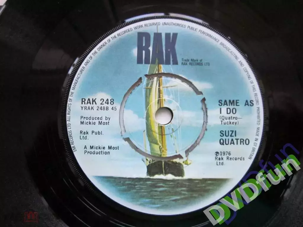 SUZI QUATRO-САN THE CAN -TO BIG 7'Single 45пятка 2