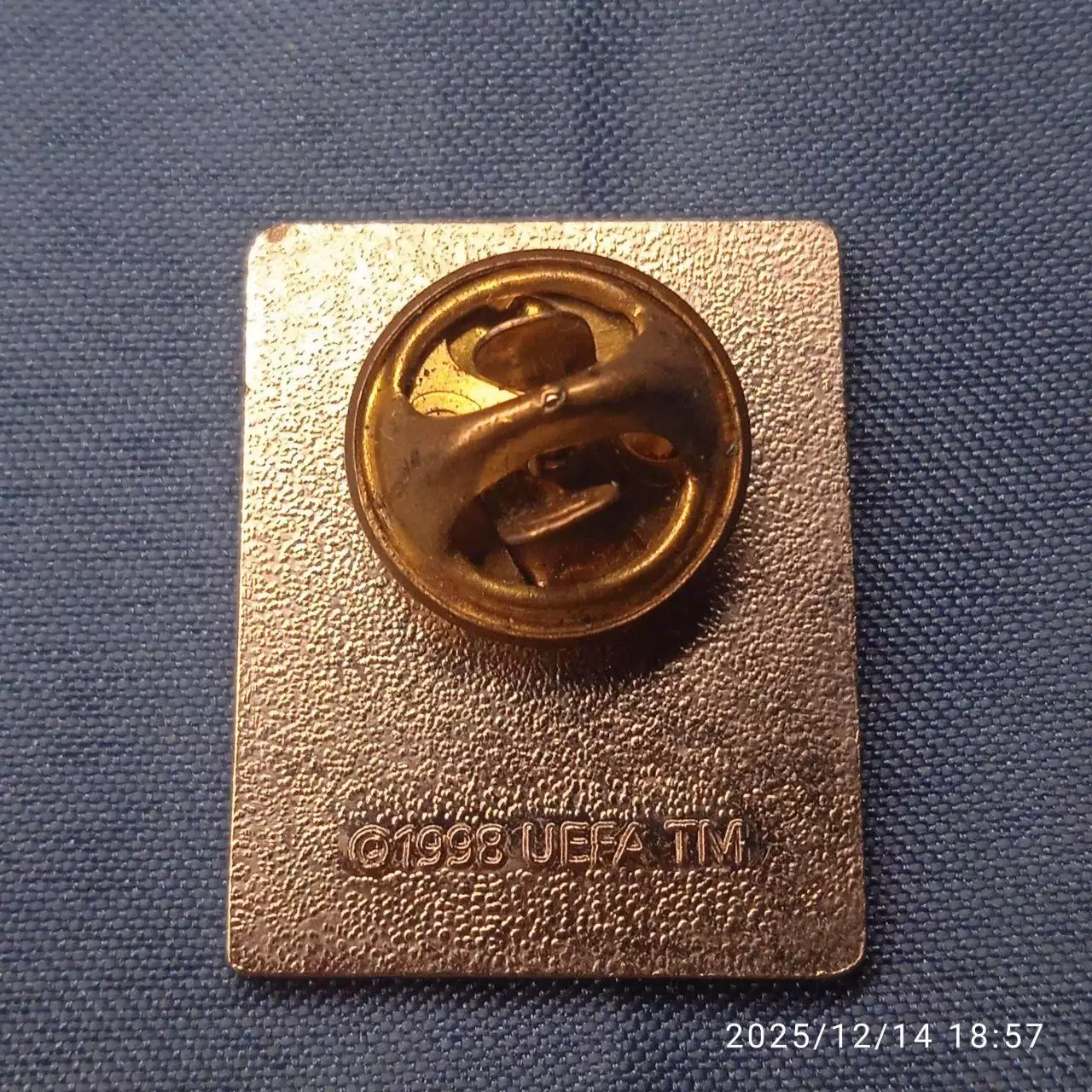 Оригинал лицензия знак 1998 уефа uefa лев зверек футбол мяч Фуджифильм Fujifilm 1