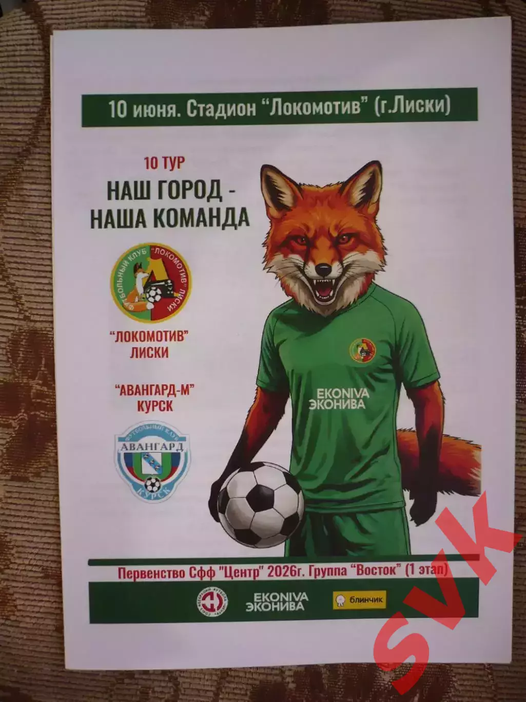 Локомотив Лиски - Авангард Курск 10.06.2026