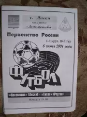 Локомотив-Д Лиски - Титан Реутов 6.06.2001