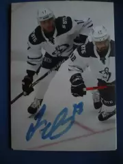 Автограф Юсо Хиетанен (ХК ДИНАМО МОСКВА).