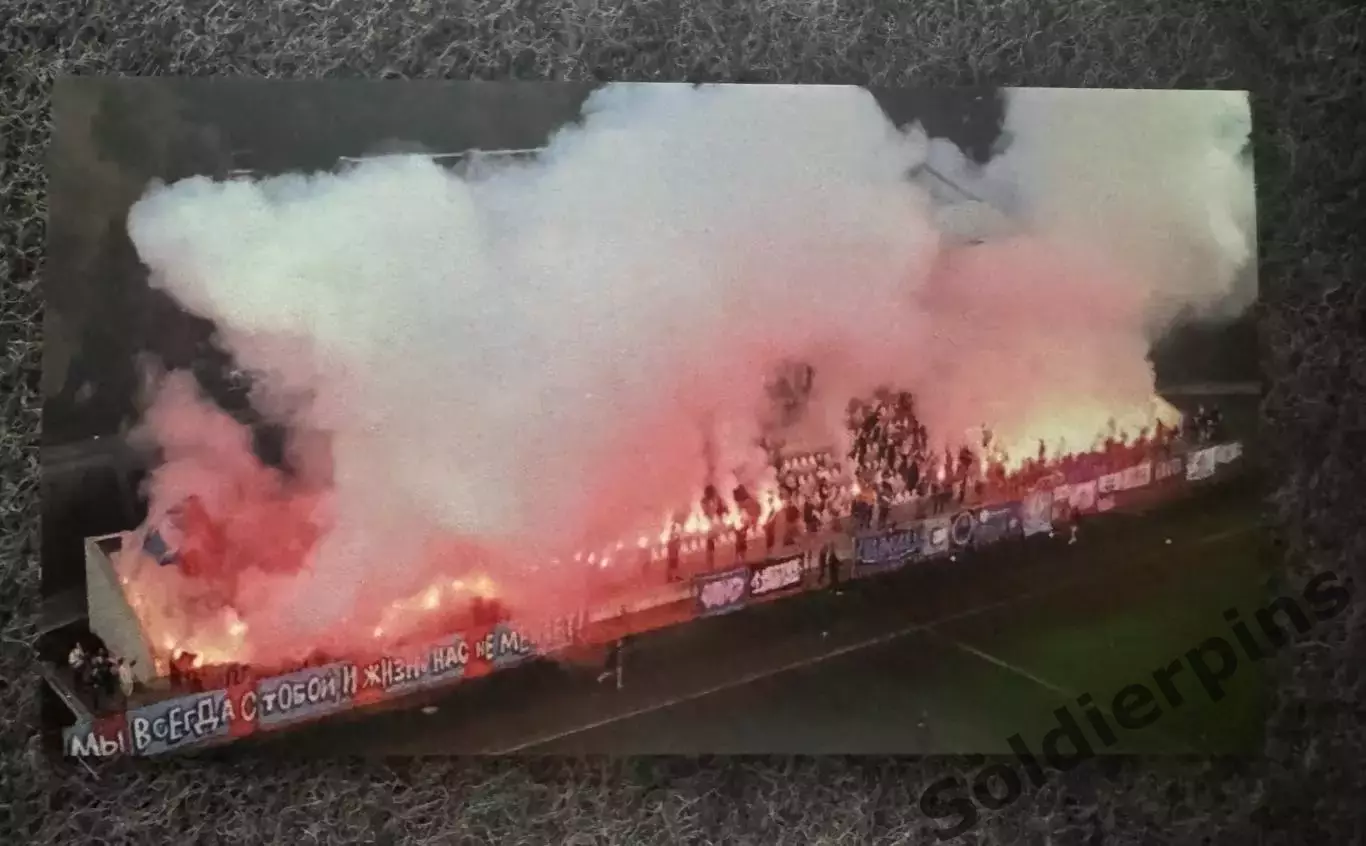 Значок трибуна Динамо-ЦСКА. 2 трибуны. 3