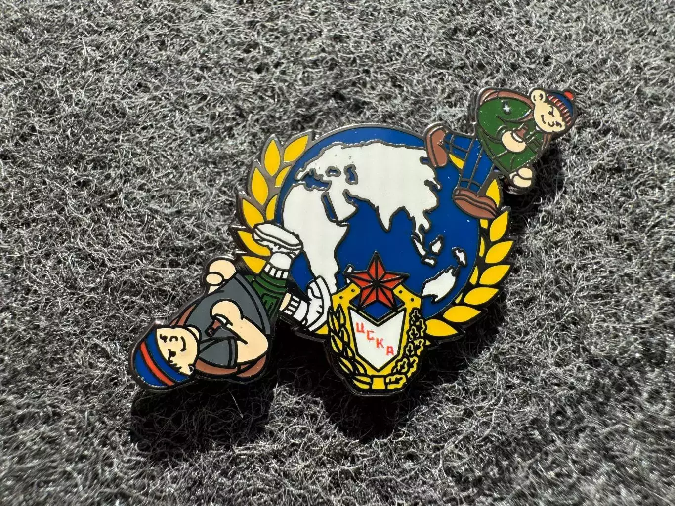 Серия Ультрас география. ЦСКА. Жёлтый.