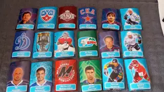 Наклейки стикеры КХЛ