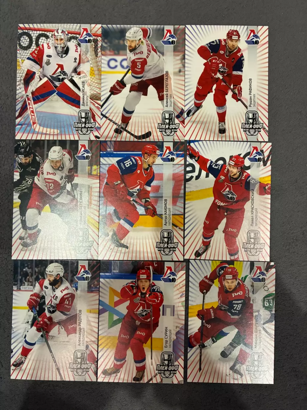 Хоккейные карточки 24-25 премиум Хк Локомотив